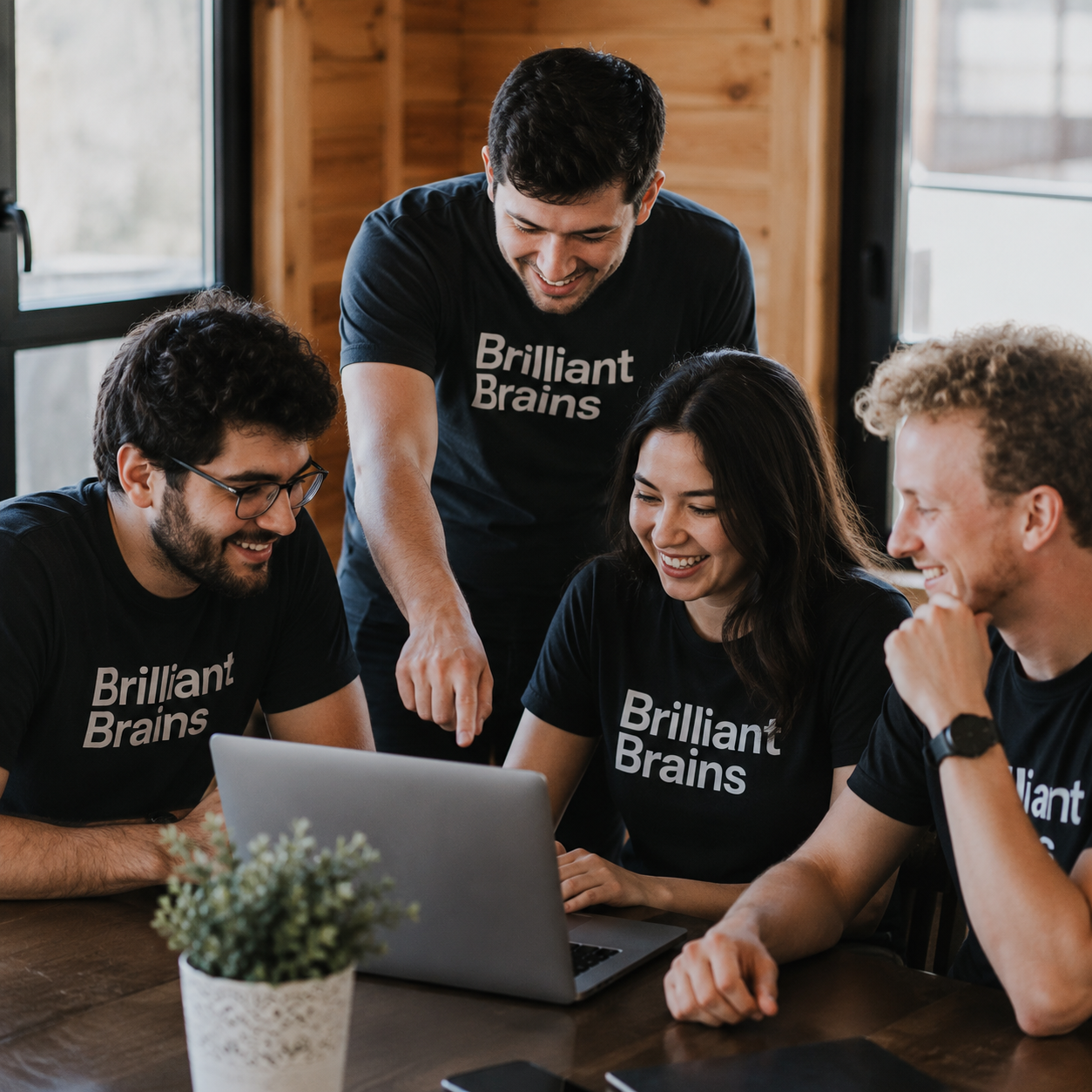 Brilliant Brains team collaborating