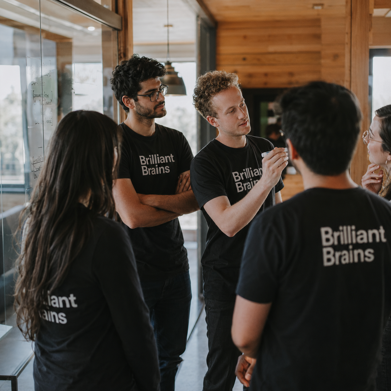 Brilliant Brains team in conversation
